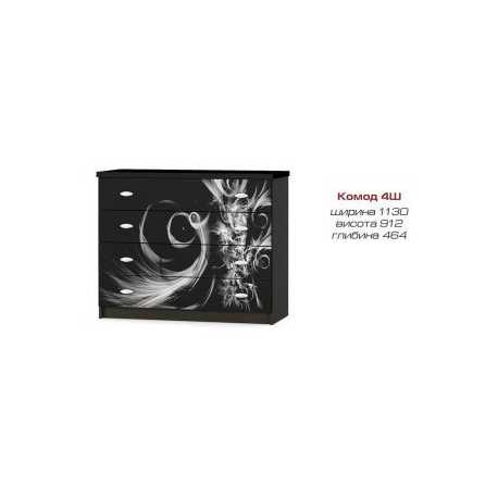Комод 4-ш ЭВА МЕБЕЛЬ- СЕРВИС